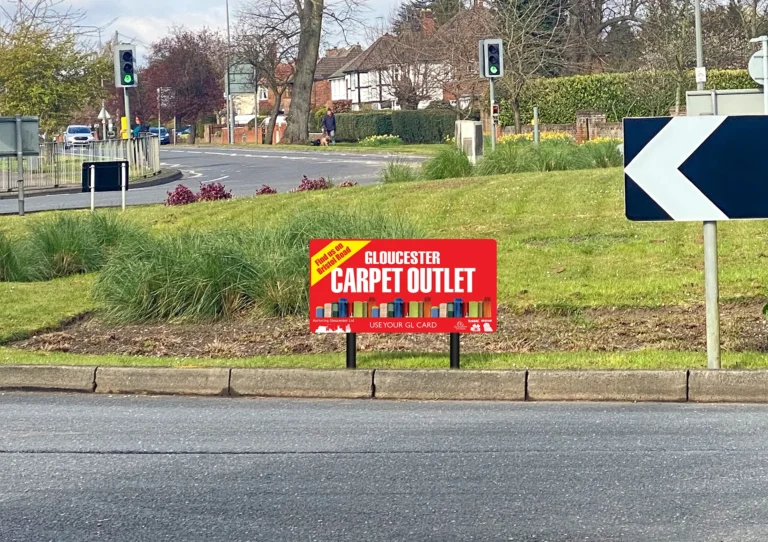 Gloucester City Roundabout Sponsorship Carpet Outlet