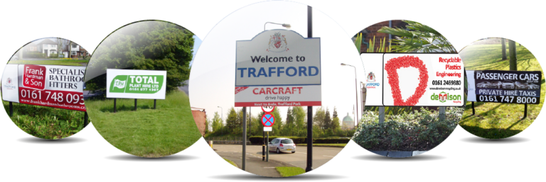 Traffic site sponsorship in Trafford examples